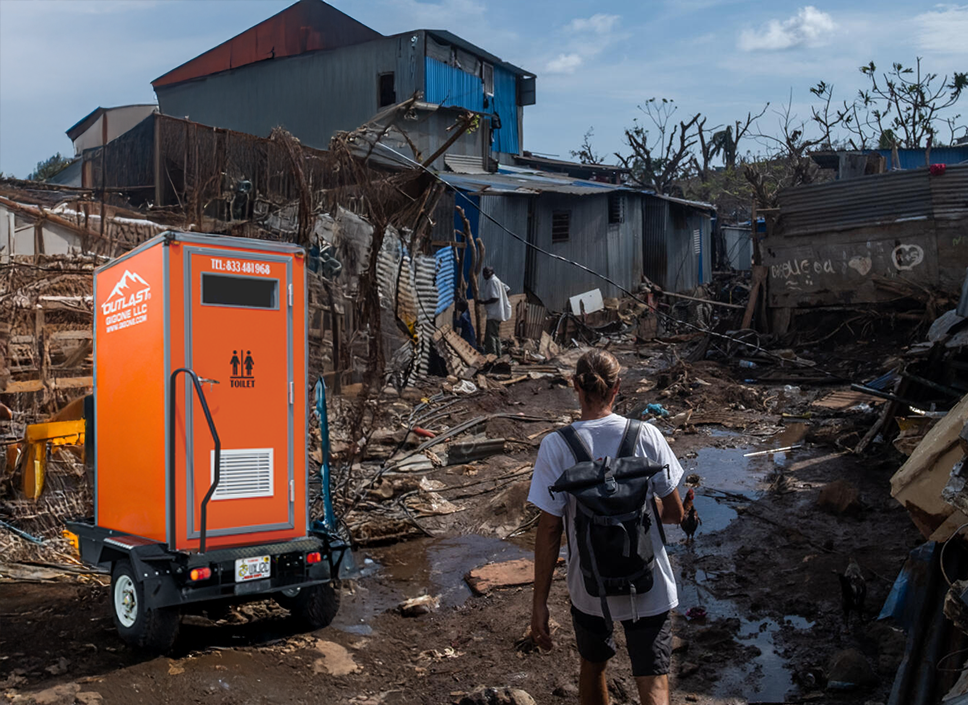 When nature strikes: Why portable restrooms are a humanitarian essential