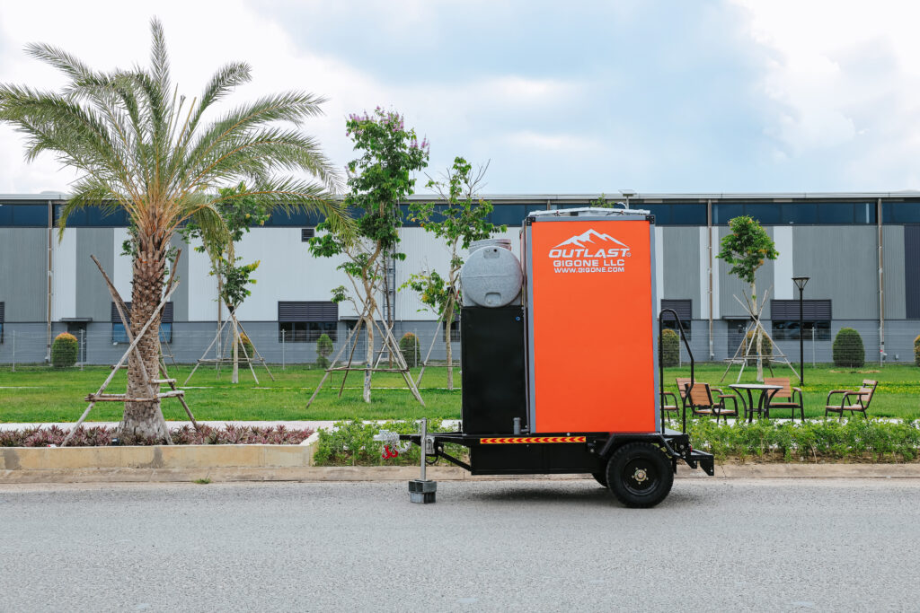 We built the restrooms for the sustainable development