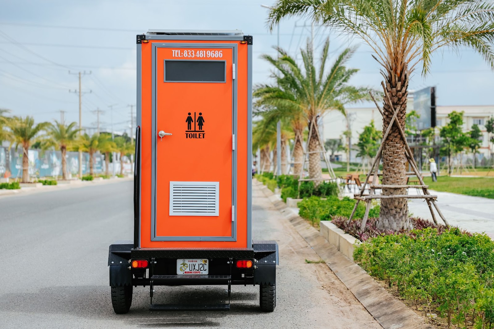 Lock the restroom carefully to avoid break-ins.