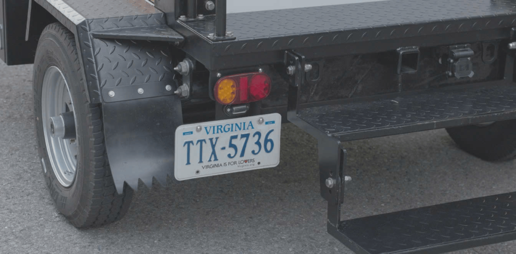 Each unit is equipped with a unique vehicle ID plate